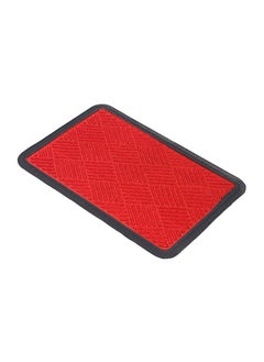 Status Contract Anti Slip Front Door Mat | Living Room Rug for Entrance Doors | Rubber Floor Mats for Home | Essential Small Rugs (Red), 38 X 58 Cm  - Image 3