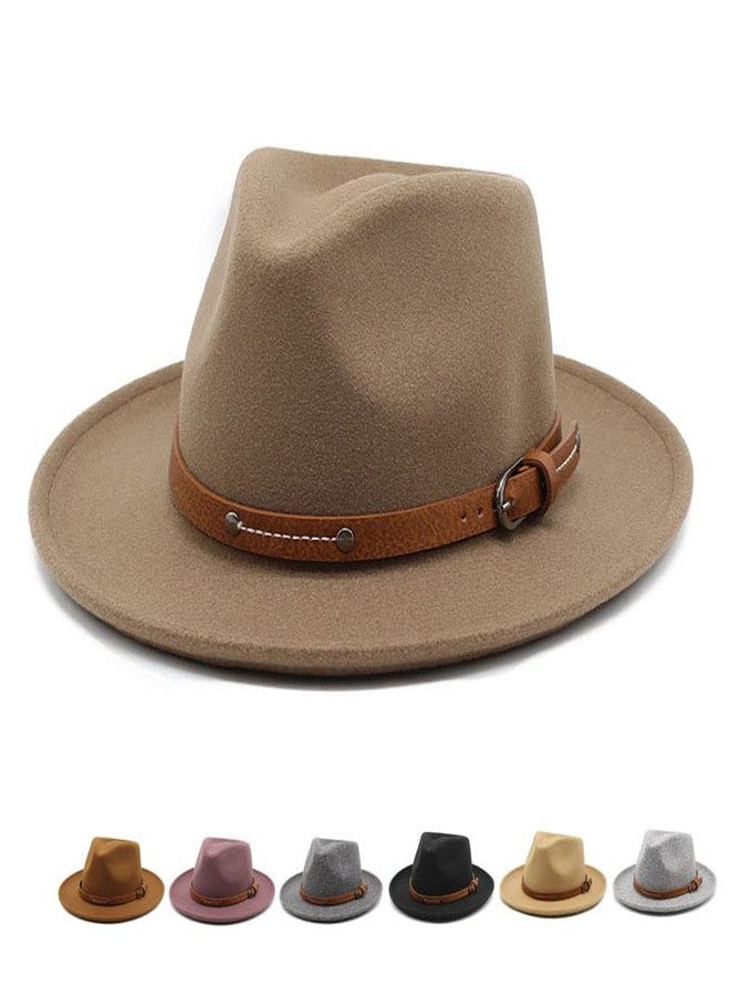 ASTOC Western Cowboy Hat Band With Buckle for Women and Men - Leather for Fedora Panama Hat (US, Alpha, One Size, Brown) - Image 3