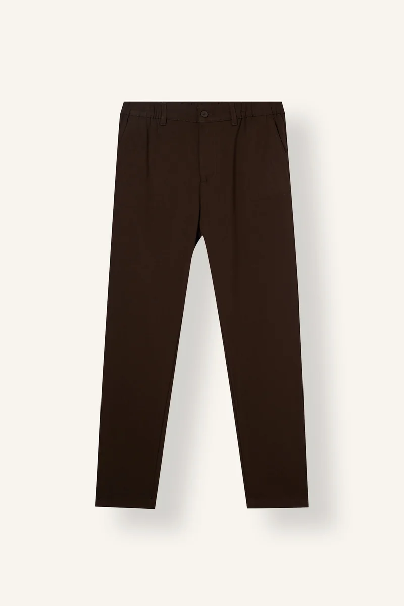 Tapered Fit Regular Waist Trousers