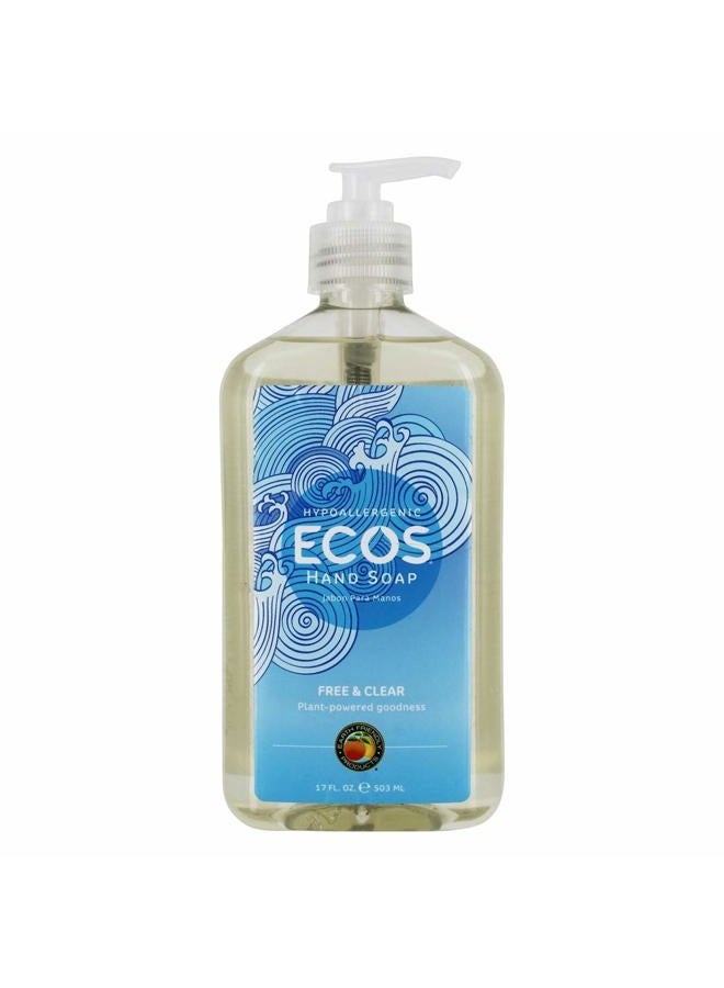 Earth Friendly - ECOS Hypoallergenic Hand Soap Free & Clear - 17 fl. oz. - Image 1