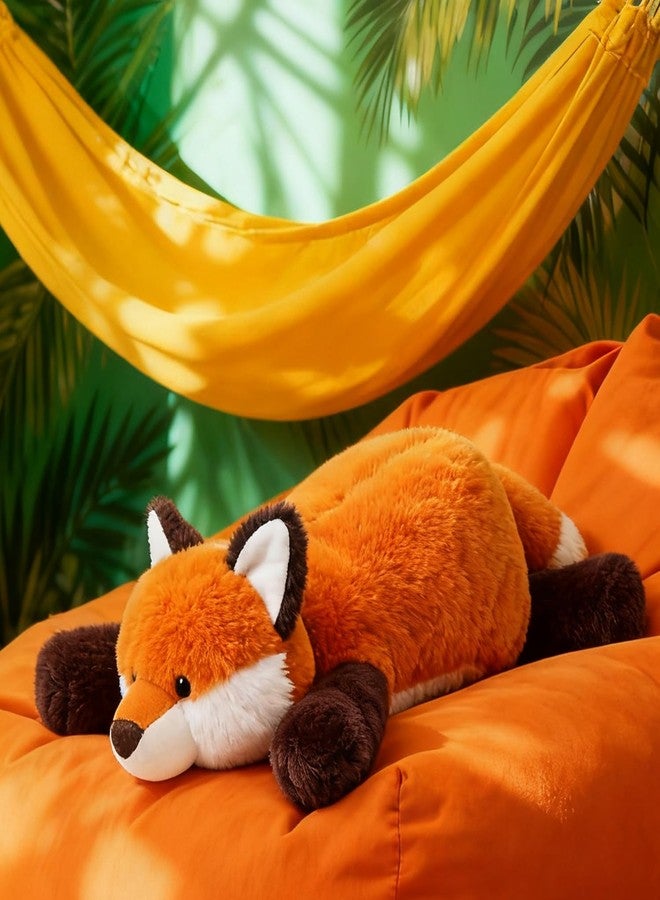 ARELUX Soft 22in Red Fox Stuffed Animals: Fox Plush Cute Cuddly Body Pillow Hug Sleeping Fluffy Wild Animal Toys Bed Decor Plushie Doll Friends Family Member - Image 2