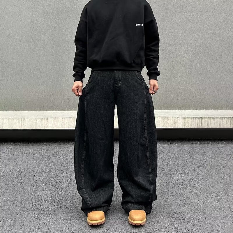 Unisex Casual Daily Denim Jeans - Image 2