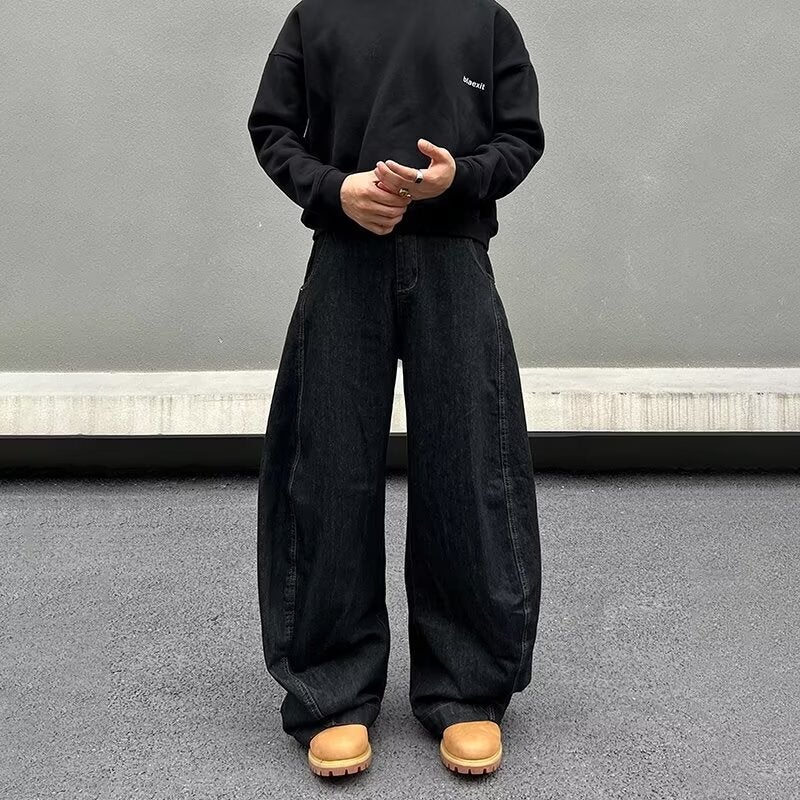 Unisex Casual Daily Denim Jeans - Image 4