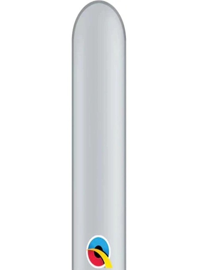 كوالاتكس بالونات لاتكس فضية من كوالاتكس، 54694 كيو-باك، 260 كيو، فضية، عبوة من 50 بالونًا - Image 2