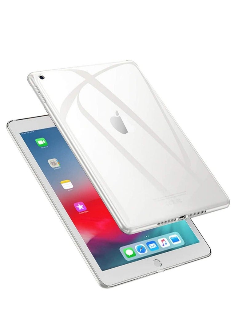 Raxoom iPad 10.2" (2020/2019) Clear Case, Ultra-Thin Transparent Soft TPU Back Cover Resistant Flexible Case for iPad 8th/7th Generation - (Clear) - Image 1