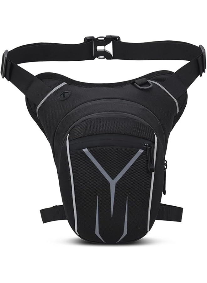 KASTWAVE Motorcycle Drop Leg Bag Tactical Drop Leg Pouch Bag Thigh Bag Pack Military Waist Bag Pack Outdoor Motorcycle Drop Leg Bag for Hiking Climbing Cycling - Image 1