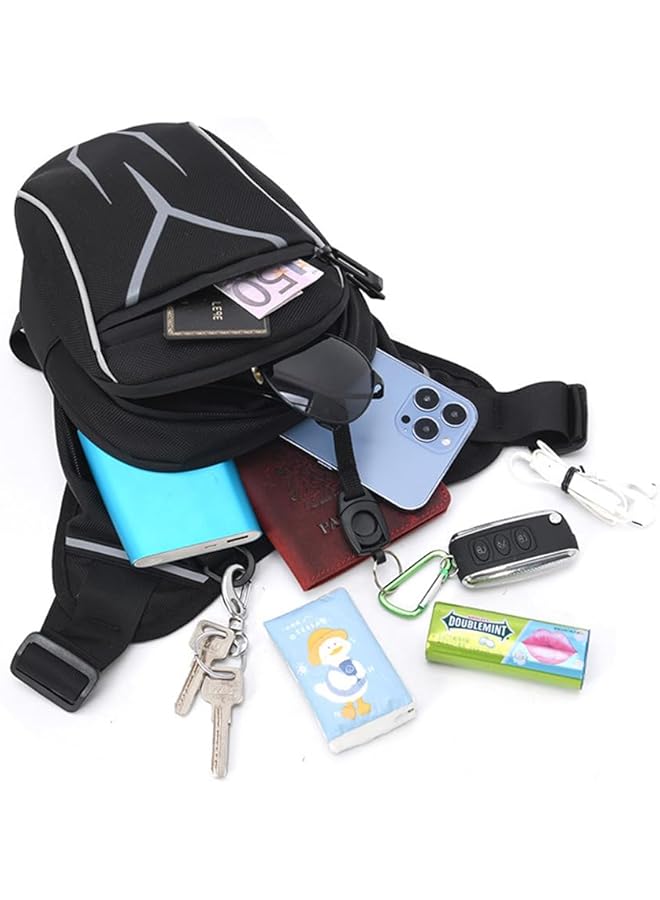 KASTWAVE Motorcycle Drop Leg Bag Tactical Drop Leg Pouch Bag Thigh Bag Pack Military Waist Bag Pack Outdoor Motorcycle Drop Leg Bag for Hiking Climbing Cycling - Image 2