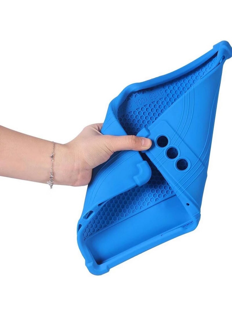 عام غلاف واقي مناسب للأطفال لـ Lenovo Yoga Tab Plus 12.7 بوصة TB-520FU (2025)، غلاف سيليكون مرن مُكثّف في الزوايا الأربع، غطاء واقٍ مقاوم للصدمات مع حامل متعدد الزوايا. - Image 5