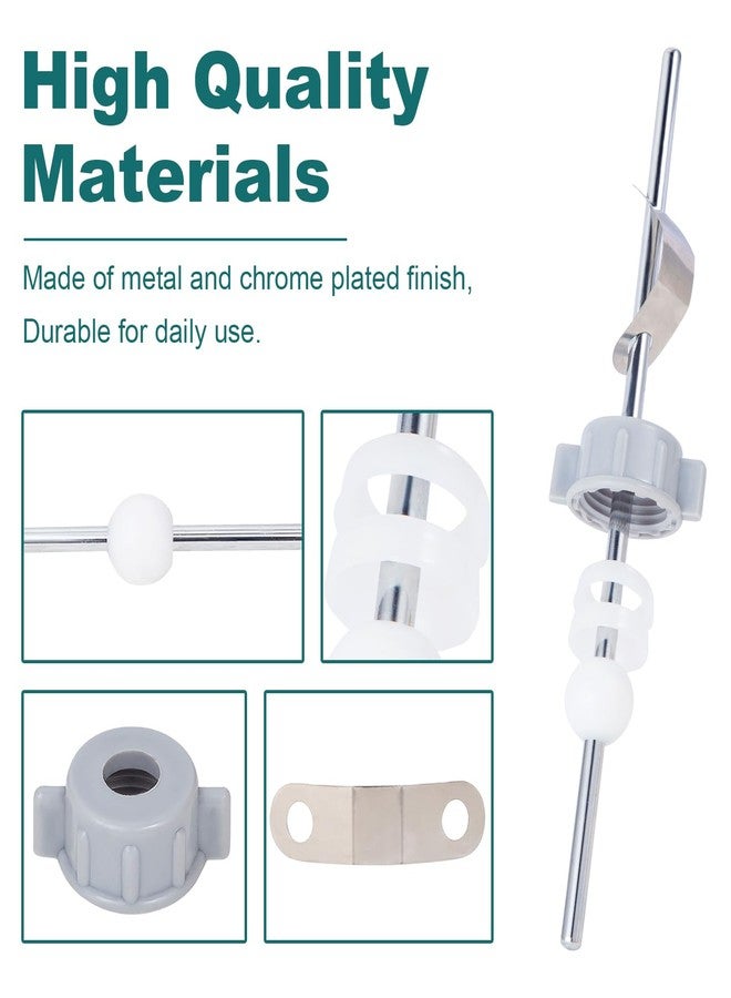 FullMayPro Lavatory Pop-Up Center Piece Assembly,Pop-Up Drain Repair Kit,Fits Most Popular Brands，Replacement for PS2673,PS469 and PSB327,Replacement Bathroom Sink Pivot Rod,15MM Ball, Chrome（1PC） - Image 5