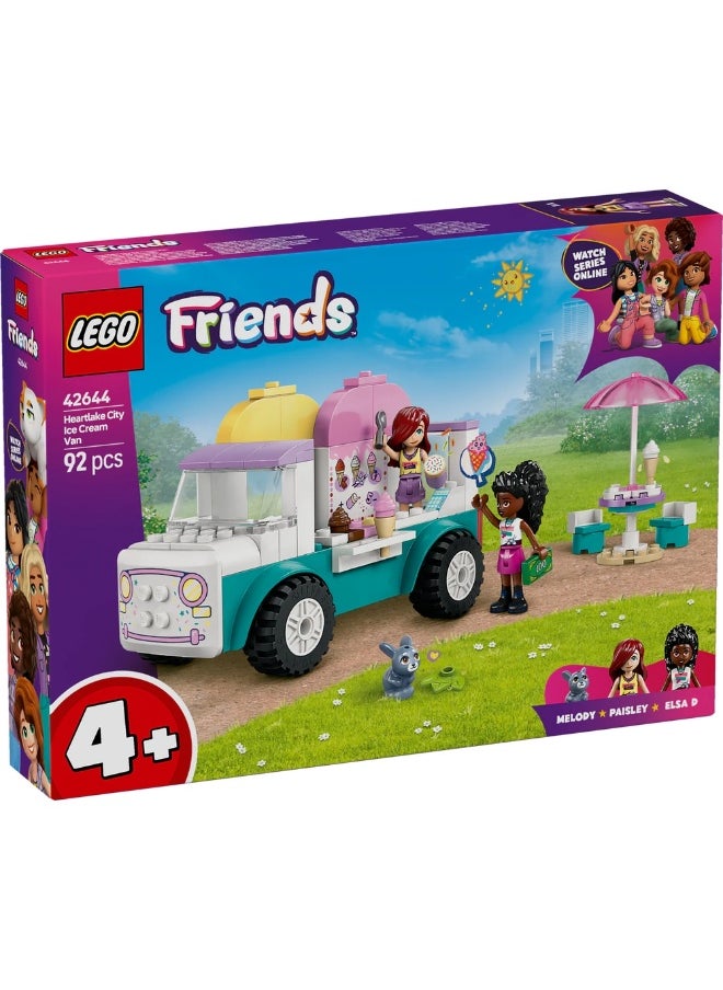 LEGO LEGO - Friends Heartlake City Ice Cream Truck 92 Pieces - 42644  - Image 1
