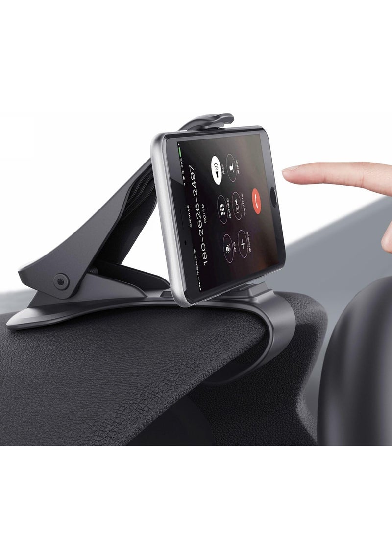 حامل هاتف السيارة على لوحة القيادة، مثبت هاتف محمول، حامل موبايل، تصميم HUD غير قابل للانزلاق للهاتف الذكي - Image 1
