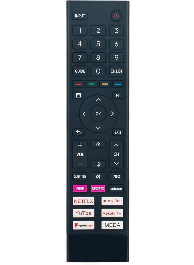 The Bros ERF3A80 Voice Replaced Remote Control Fit For Hisense Smart TV 75A6G 43A6G 60A6G 65A6G 70A6G 50A6G 75A6GTUK 55A6G 55A6GTUK 65A6GTUK 43A6GTUK 50A6GTUK - Image 1