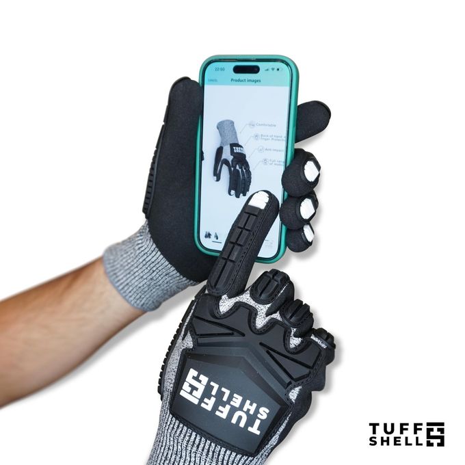 Tuff Shell Cut Resistant Lobstering Gloves, Touchscreen Capable, Crab Gloves, Diving Gloves, Lobster Diving Gloves, Spearfishing Glove (Large) - Image 3