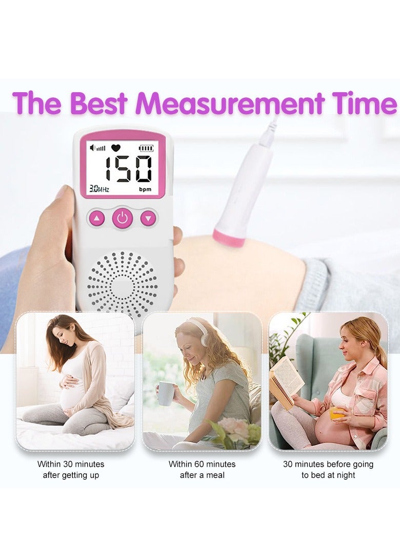AiQueen Baby Heart Beat Pocket Portable Fetal Doppler - Image 2