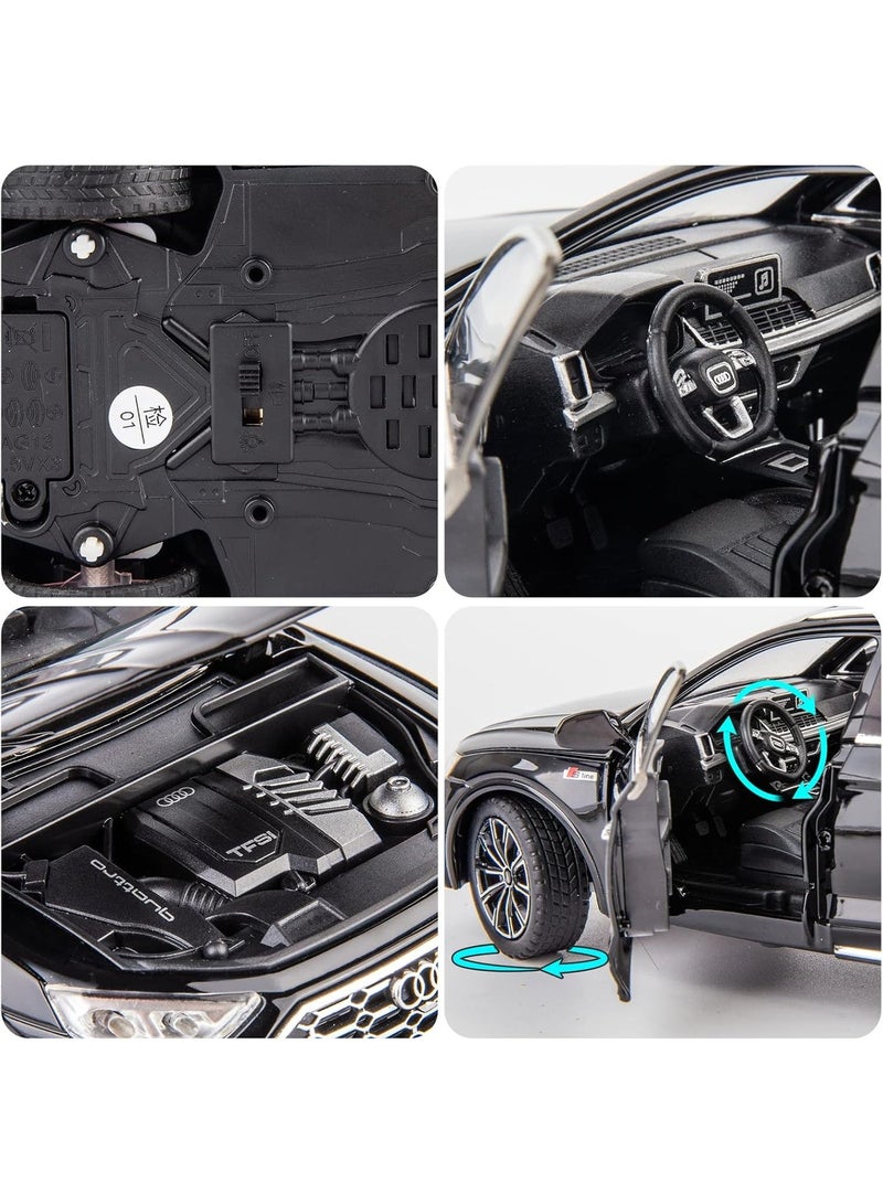 Model Car 1/24 for Audi Q5 Luxury SUV Miniature Metal Model Off-Road Car Die-cast Pull-Back Vehicles Ornaments Miniature Replica Car - Image 5