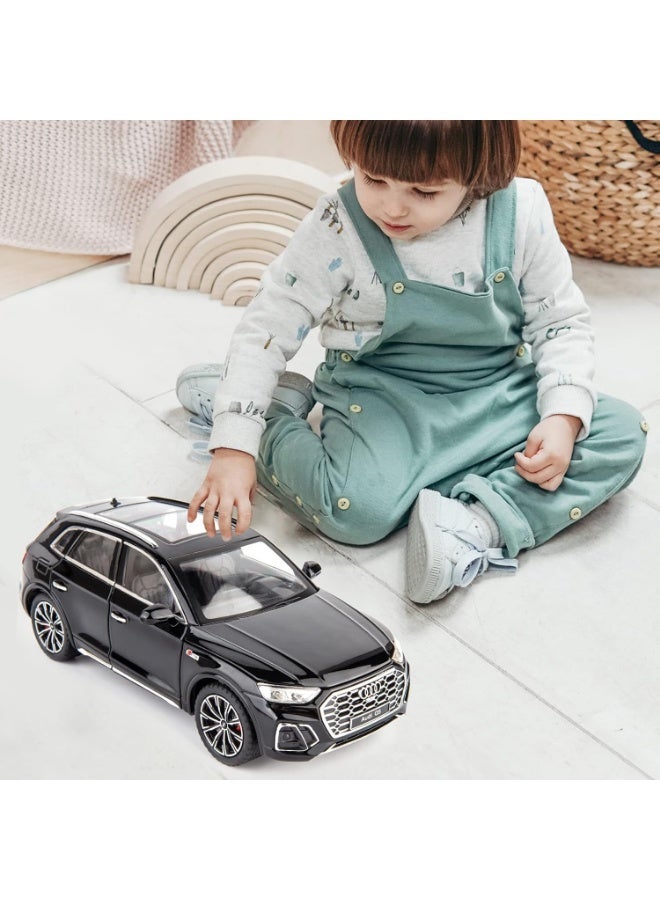 Model Car 1/24 for Audi Q5 Luxury SUV Miniature Metal Model Off-Road Car Die-cast Pull-Back Vehicles Ornaments Miniature Replica Car - Image 2