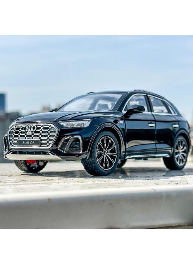 Model Car 1/24 for Audi Q5 Luxury SUV Miniature Metal Model Off-Road Car Die-cast Pull-Back Vehicles Ornaments Miniature Replica Car - Image 4