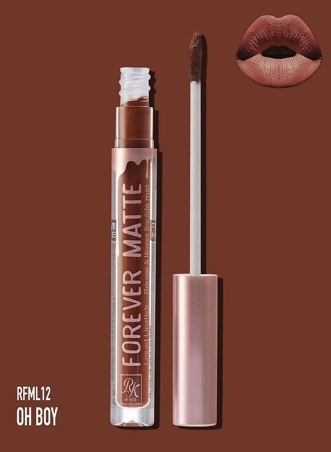 Ruby Kisses Forever Matte Liquid Lipstick - RFML12 (Oh Boy) - Image 3