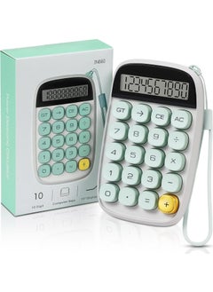 Apera MT18 Calculator 10 Digit Mechanical Keys Large LCD Display Old Typewriter Style  - Image 1