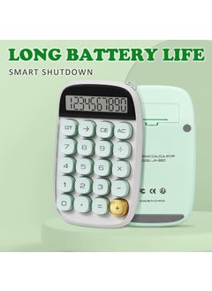 Apera MT18 Calculator 10 Digit Mechanical Keys Large LCD Display Old Typewriter Style  - Image 2