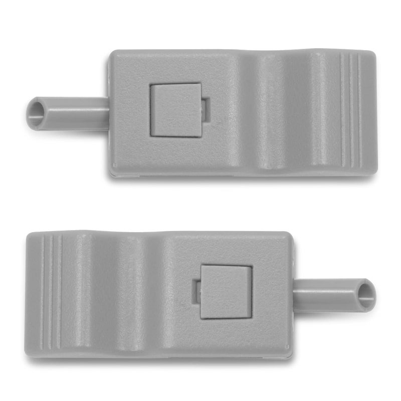 RDBS 2PCS Gray Interior Front or Rear Side Door Lock Knob Tab Car Window Locker Compatible with Chevrolet GMC Silverado Sierra 20072013 07 Classic Model Excluded