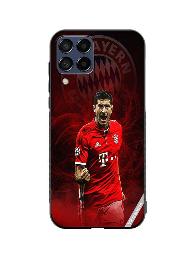 VR CREATIVE Protective Case Cover For Samsung Galaxy M53 Lewandowski Design Multicolour - Image 1