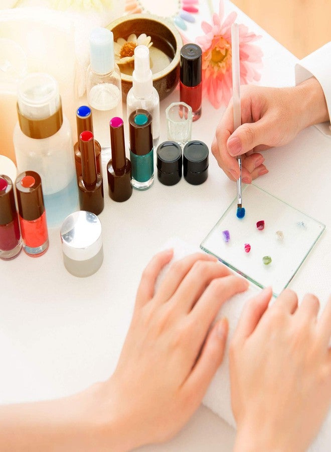 Maitys 10 Sheets False Nail Tips Color Chart 240 Pieces Flat Back Fake Display Tips Nail Art Color Display Card with 2 Sheets Adhesive Stickers for Colorful Polish, Transparent - Image 2