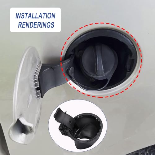 JDMSPEED New Fuel Filler Gas Cap Door Lid Housing 4L3Z9927936BA Replacement For Ford F-150 2004-2008 - Image 4