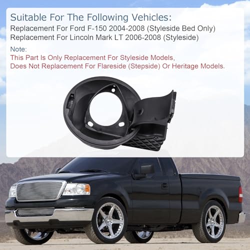 JDMSPEED New Fuel Filler Gas Cap Door Lid Housing 4L3Z9927936BA Replacement For Ford F-150 2004-2008 - Image 2