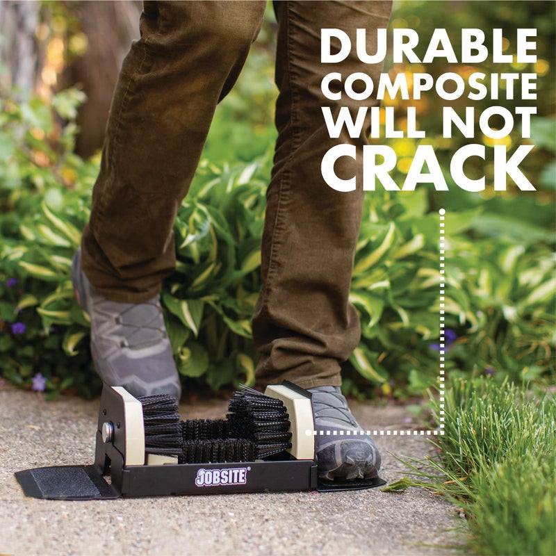 Jobsite Boot Scrubber - Outdoor Shoe Scraper Cleaner Brush - Extra Wide - Image 4