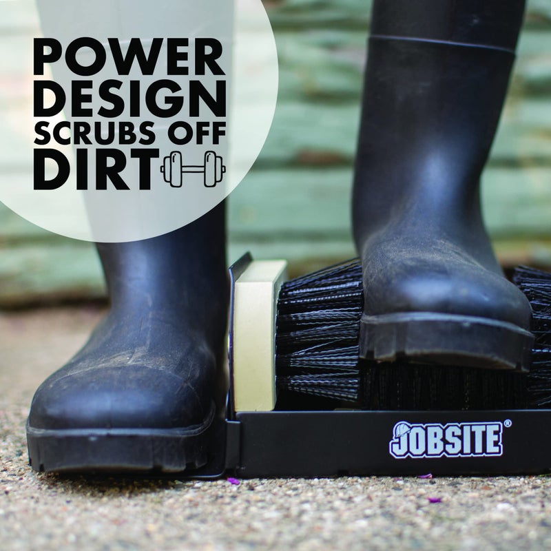 Jobsite Boot Scrubber - Outdoor Shoe Scraper Cleaner Brush - Extra Wide - Image 3