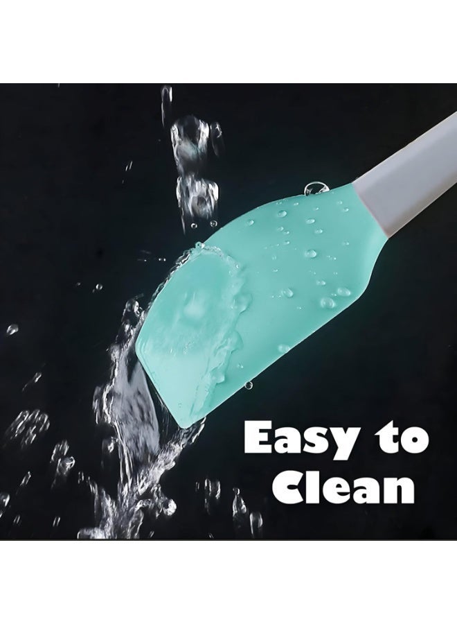 5-piece silicone kitchen utensil set with long handles - Image 4