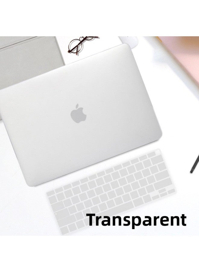 Transparent Protective Case For Macbook Pro 2020 Air 13 Inch Computer Pro 15 Inch Laptop Digital Computer Accessories-Color:Frosted Transparent-Applicable Model:12retina Hollow (A1534)