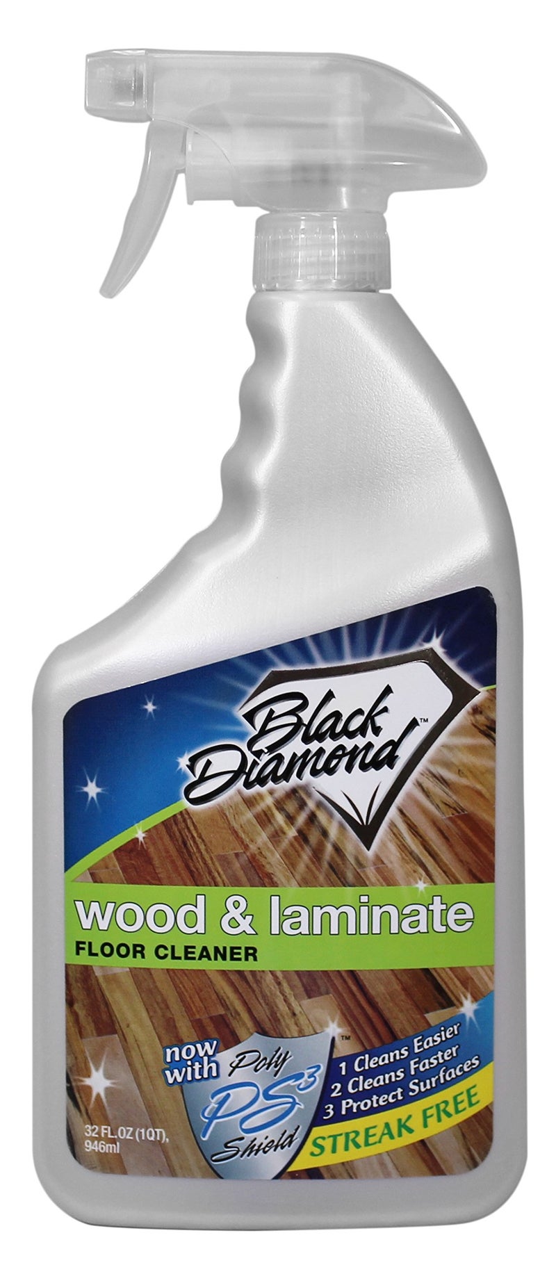 Black Diamond Stoneworks Wood, Laminate, Hardwood & Luxury Vinyl Floor Cleaner Spray – Multi-Purpose Mopping Solution for a Streak-Free Clean (32 Fl Oz) - Image 1