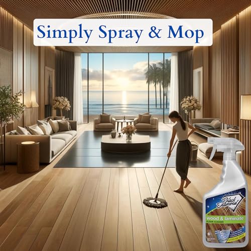 Black Diamond Stoneworks Wood, Laminate, Hardwood & Luxury Vinyl Floor Cleaner Spray – Multi-Purpose Mopping Solution for a Streak-Free Clean (32 Fl Oz) - Image 3