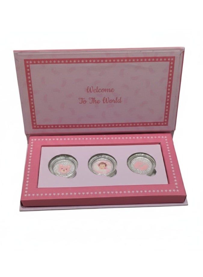 خشبو جويلز عملة فضية وزنها 3 غرامات عليها صورة فتاة - Image 2