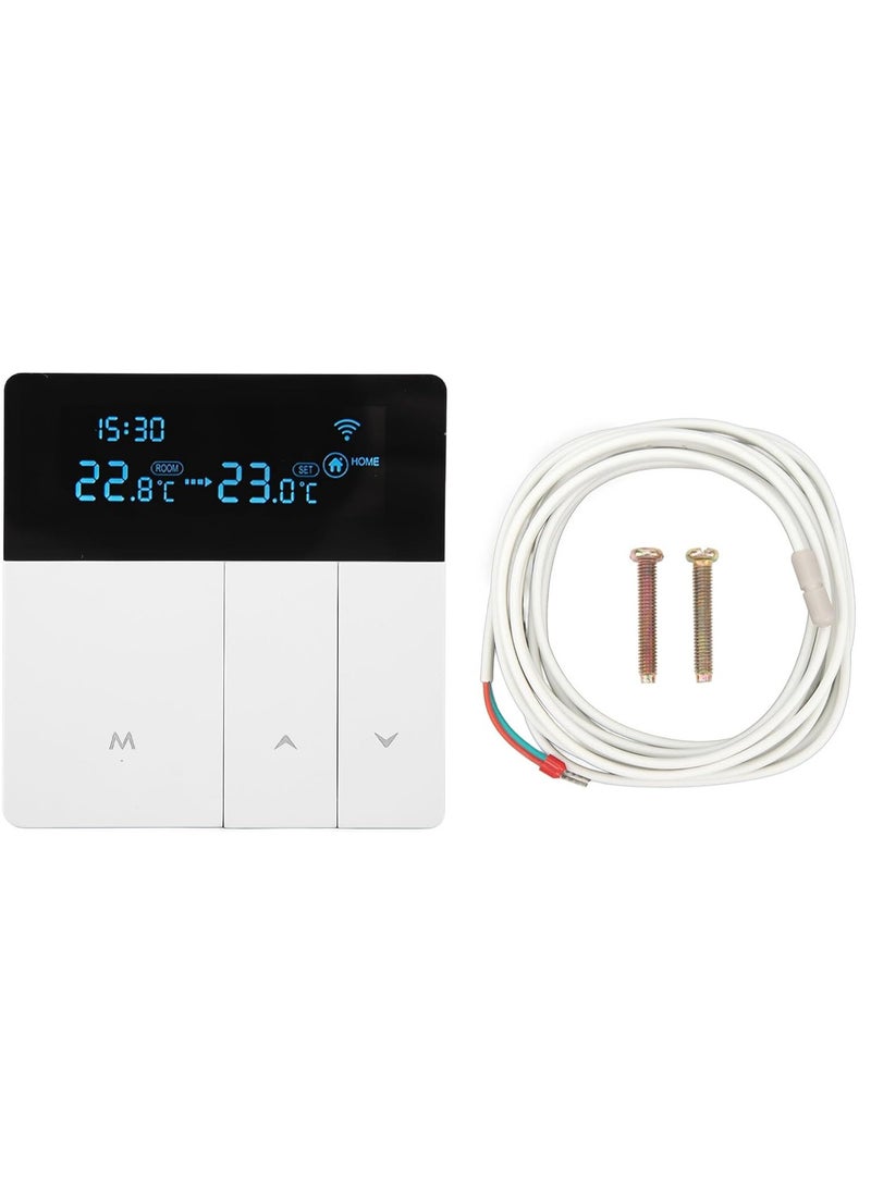 SYOSI - Smart Thermostat Programmable Digital Temperature Controller with WiFi, Advanced LCD Display, APP Remote Control, Sleek Modern Design, Suitable for Various Locations - Enhanced Climate Control - Image 1