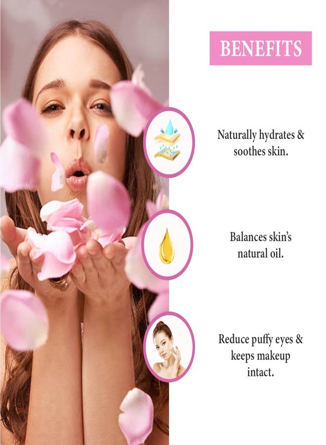 Indalo Rose Water for Hydrated & Glowing Skin | Premium Toner & Cleanser for Soft & Smooth Skin | Balances & Restores Skin's pH Levels - 200ml - Image 3