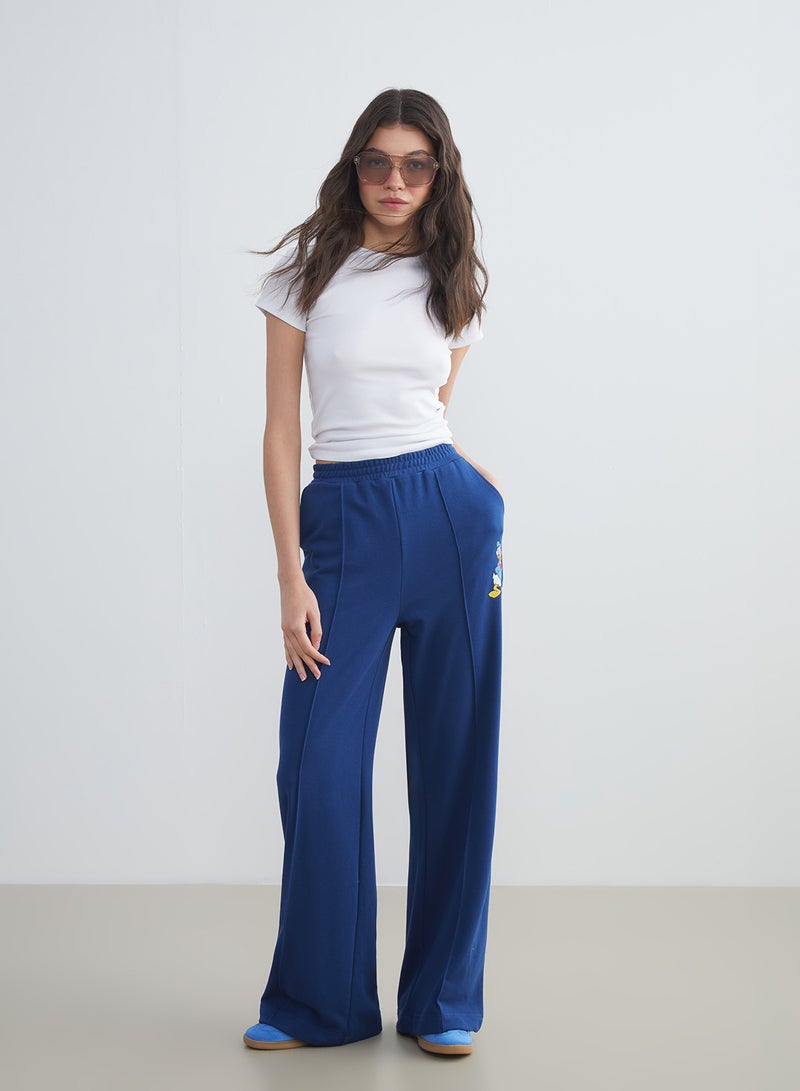 LC WAIKIKI Aristocats Printed Wide Leg Women's Sweatpants - Image 1