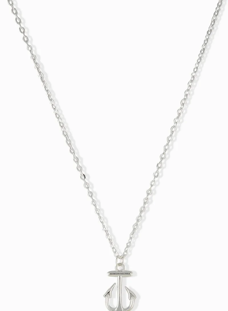 Ginger Anchor Pendant Necklace