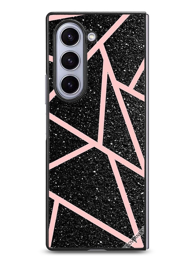Covernex Samsung Galaxy Z Fold6 Protective Case Cover Glitters & Paths Pattern - Image 1