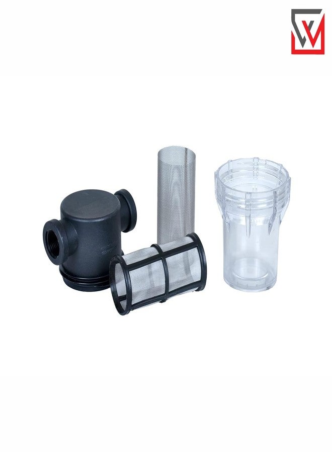 Winmax Clear Inline Filter - 1/2 Inch (Female, 80 Mesh) | Tank Filter for Water Tank, RO Plant, Corporation Water Supply, Irrigation System | Model SRP-F02 - Image 3