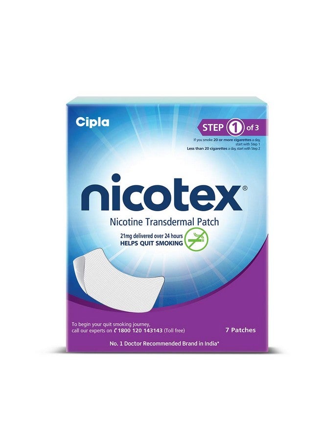 Nicotex Nicotex Patches, 21mg, 7 Patches  - Image 1