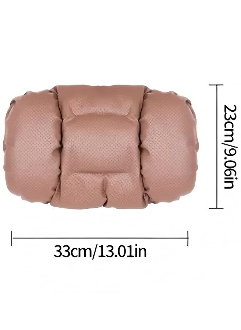 مسند رأس للسيارة، جلد ناعم وقابل للتنفس، قابل للتعديل، مناسب لمعظم السيارات، كراسي المكتب - Image 5