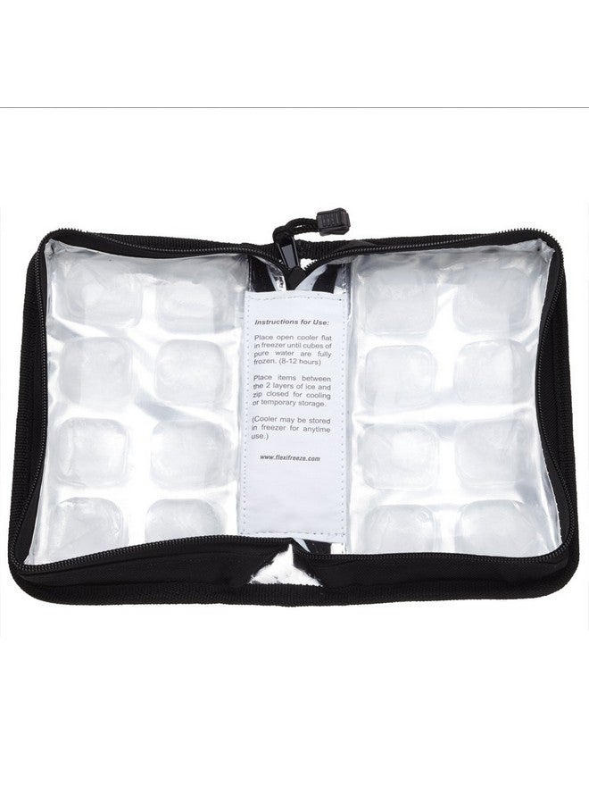 FlexiFreeze Pocketbook Breastmilk Cooler Black  - Image 1