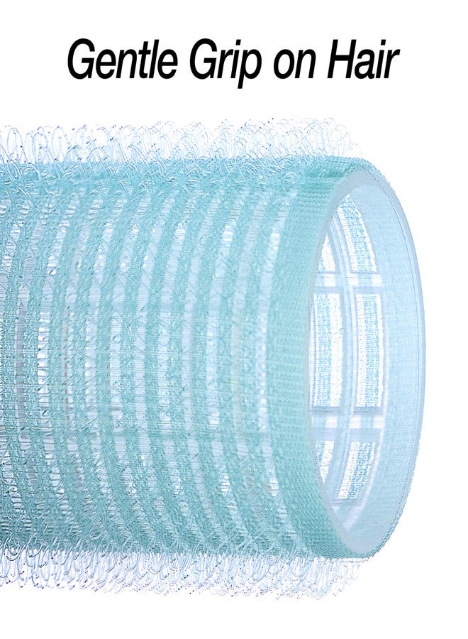 FOREVER 21 10pc Gentle Grip Hair Roller Set for Salon-Style Voluminous Curls at Home (PURPLE/BLUE) - Image 4