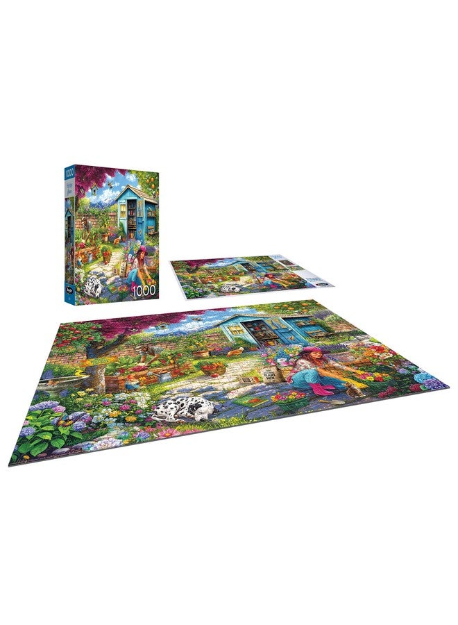 Rose Art RoseArt - Hobby Haven - Couple in The Garden 1000 Piece Jigsaw Puzzle for Adults - Image 3