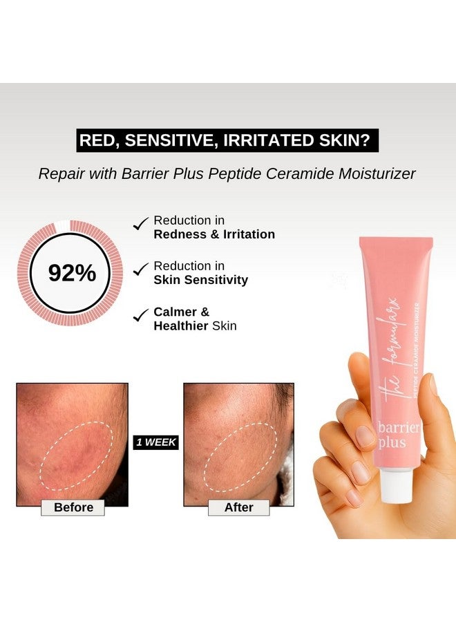 The Formularx Peptide Ceramide Moisturizer - Barrier Plus Nourishing Barrier Repair Moisturizer For Normal, Dry, Compromised, Sensitive skin 50 g - Image 3
