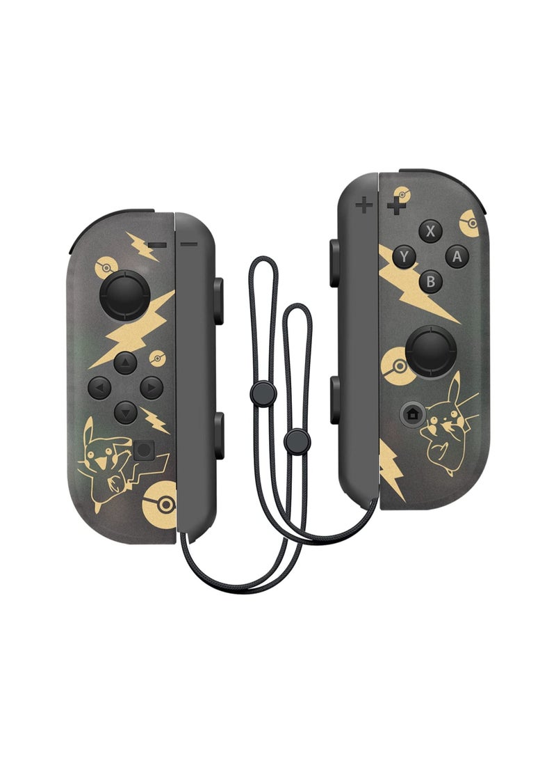 Pokemon Joy Con Game Controller Compatible with Nintendo Switch and OLED Replacement for Switch Joy Pad Wireless Controllers Support Dual Vibration / Wake-up / Motion Control