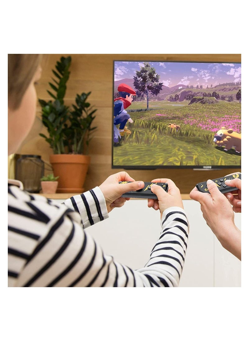 Pokemon Joy Con Game Controller Compatible with Nintendo Switch and OLED Replacement for Switch Joy Pad Wireless Controllers Support Dual Vibration / Wake-up / Motion Control